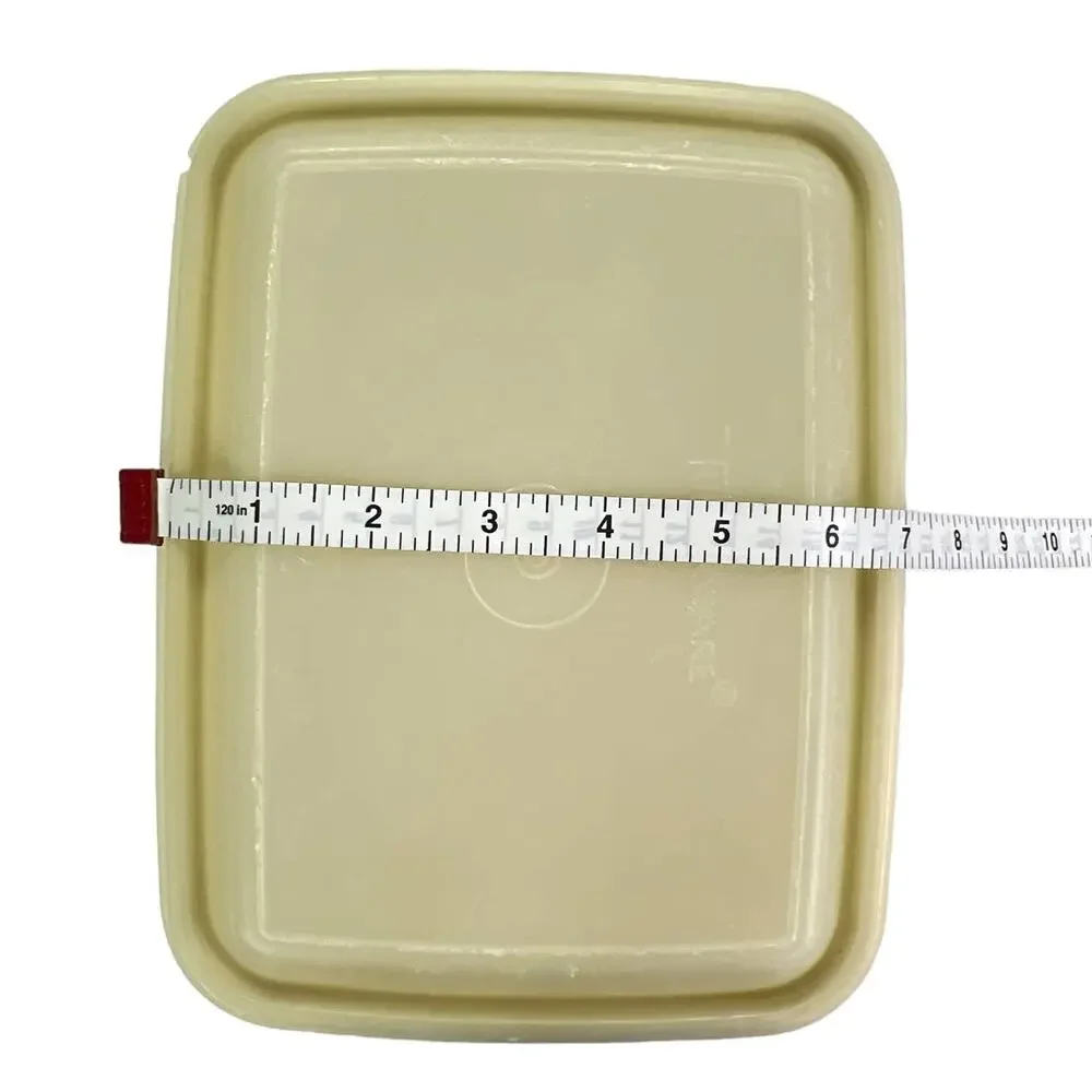 Tupperware Vintage Almond Ice Cream Keeper and Translucent Lid #2